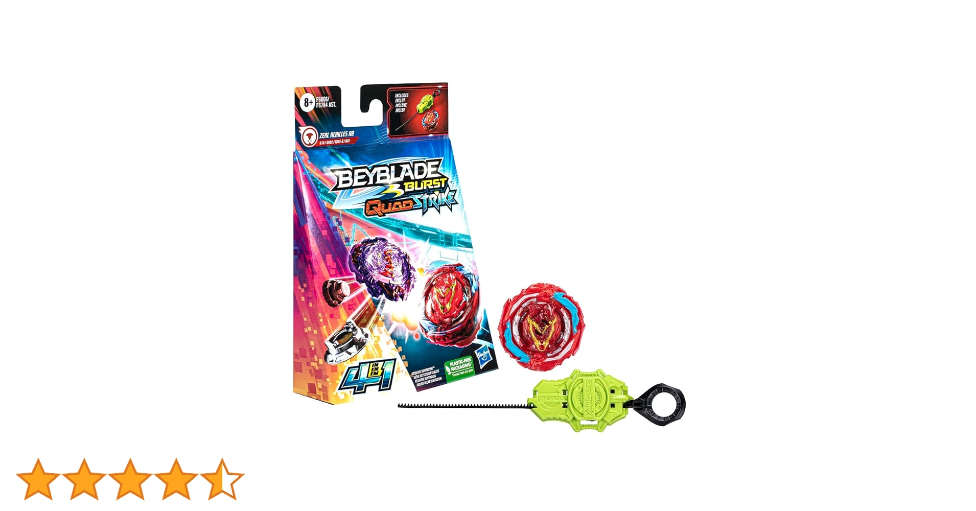 Buy Beyblade Burst QuadStrike – F6806 – Spinning Top and Launcher